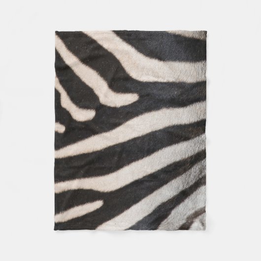 COUVERTURE POLAIRE PEAU ZEBRA (Devant)