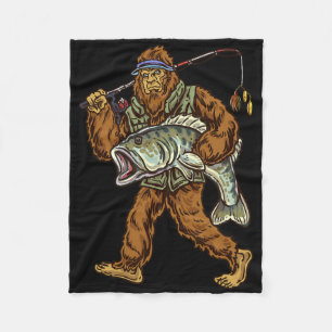 Couverture Polaire Pêche à la grande bouche Bigfoot pêcheur 1