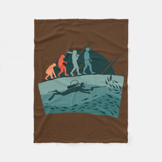 Couverture Polaire Pêche à la traîne Spearing Ocean Freediving (Devant)