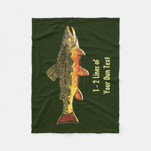 Couverture Polaire Pêche à la truite (Devant)