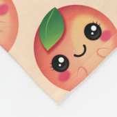 Couverture Polaire Pêche de Kawaii (Coin)
