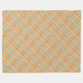 Couverture Polaire Pêche Et Tige Verte (Devant (Horizontal))