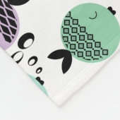 Couverture Polaire Pêche sans mer abstrait scandinave marine moderne (Coin)