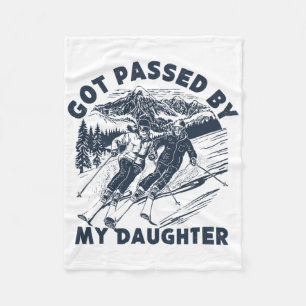 Couverture Polaire Pédalé par ma fille, papa maman de ski en famille