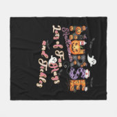 Couverture Polaire Pédiactrics Infirmière Amusement Halloween Design (Devant (Horizontal))