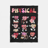 Couverture Polaire Pediatric Physical Therapy Pt Pta Happy Valentine' (Devant)