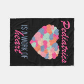 Couverture Polaire Pediatrics Is A Work Of Heart Valentines Day Pedia (Devant (Horizontal))