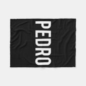 Couverture Polaire Pedro - Cool New Funny Name Fan Gift Tee  (Devant (Horizontal))