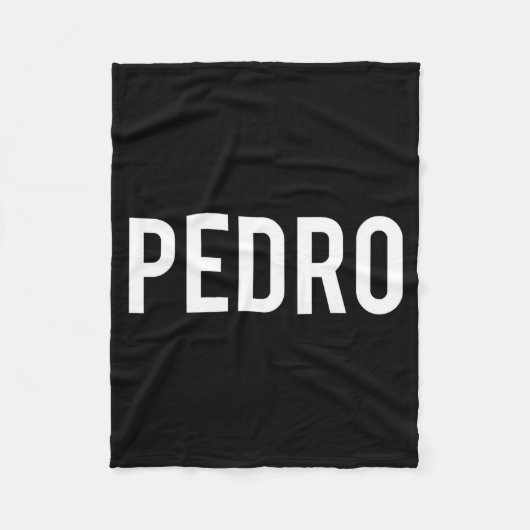 Couverture Polaire Pedro - Cool New Funny Name Fan Gift Tee  (Devant)