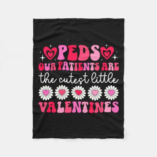 Couverture Polaire Peds Nurse Valentine Pediatric Nursing Valentines (Devant)