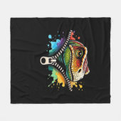 Couverture Polaire Peekabo Conception Pour Halloween (Devant (Horizontal))