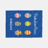 Couverture Polaire Peekaboo Grange Pâques | OEufs de Pâques (Devant (Horizontal))