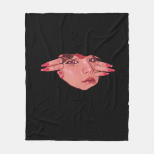 Couverture Polaire Peekaboo - Vibes de conception de fentes