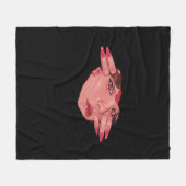 Couverture Polaire Peekaboo - Vibes de conception de fentes (Devant (Horizontal))