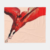 Couverture Polaire Pegasus le cheval volant (Devant (Horizontal))
