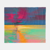 Couverture Polaire Peinture à éclaboussure (Devant (Horizontal))