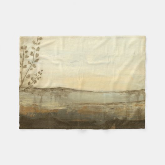 Couverture Polaire Peinture à l'huile de paysage moderne Sunset (Devant (Horizontal))