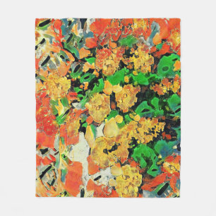 Couverture Polaire Peinture à l'huile Retro : Van Gogh Monet