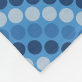 Couverture Polaire Peinture à points de poisson autochtone (Coin)