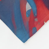 Couverture Polaire peinture Abstraite (Coin)