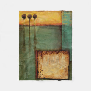 Couverture Polaire Peinture abstraite avec des clés de piano