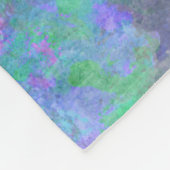 Couverture Polaire Peinture Abstraite chaotique (Coin)