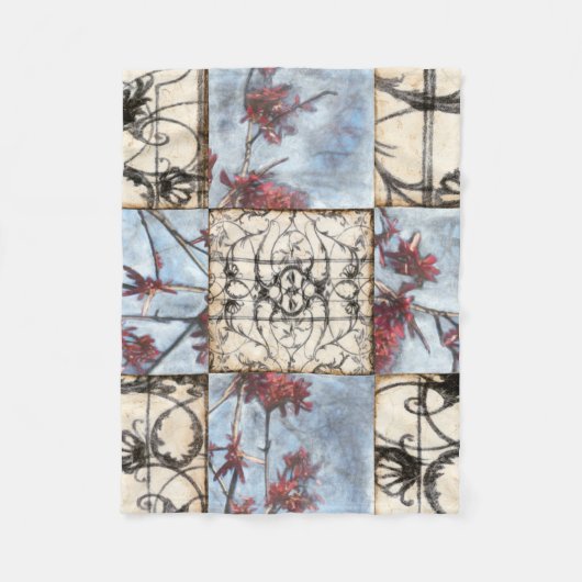 Couverture Polaire Peinture Abstraite de défilement (Devant)