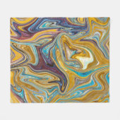 Couverture Polaire Peinture Abstraite | Meilleure art abstrait (Devant (Horizontal))