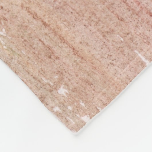 Couverture Polaire Peinture abstraite rayée rose (Coin)