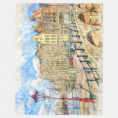 COUVERTURE POLAIRE PEINTURE AMSTERDAM (Devant)
