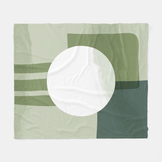 Couverture Polaire Peinture circulaire (Devant (Horizontal))