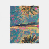 Couverture Polaire Peinture de Burj Khalifa (Devant)