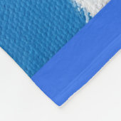 Couverture Polaire Peinture de chat tigré (Coin)
