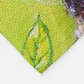 Couverture Polaire Peinture de chouette (Coin)