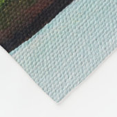 Couverture Polaire Peinture de Chouette barrée (Coin)