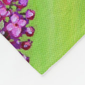 Couverture Polaire Peinture de colibri et de Lilac (Coin)