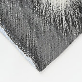 Couverture Polaire Peinture de collie frontalière - Belle art origina (Coin)