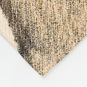 Couverture Polaire Peinture de Dachshund (Longhaïs) - Art original du (Coin)