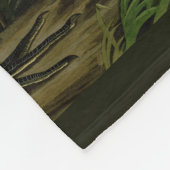 Couverture Polaire Peinture de la faune d'Audubon Heron violet (Coin)