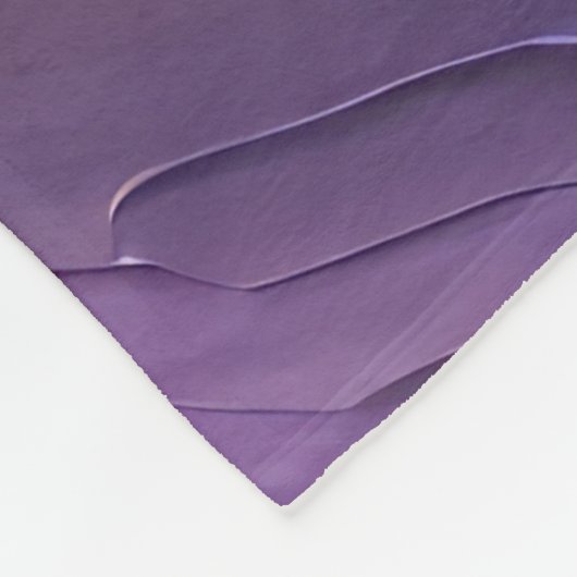 Couverture Polaire Peinture de la Géode de pierre violette (Coin)