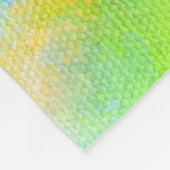 Couverture Polaire Peinture de libellules chatoyante (Coin)