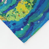 Couverture Polaire Peinture de sirène (Coin)