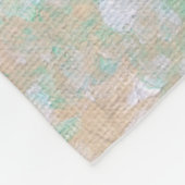 Couverture Polaire Peinture des éléphants de bébé (Coin)