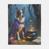 Couverture Polaire Peinture d'Halloween capricieuse australienne (Devant)