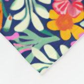 Couverture Polaire Peinture florale (Coin)