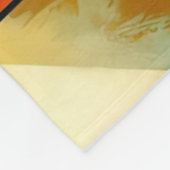 Couverture Polaire Peinture géométrique Abstraite moderne (Coin)