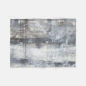 Couverture Polaire Peinture gris contemporaine (Devant (Horizontal))