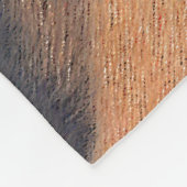 Couverture Polaire Peinture Harrier - Joli art original chien (Coin)