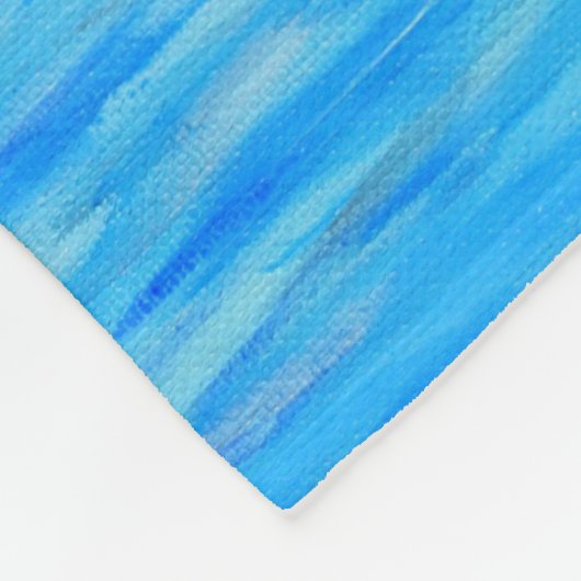 Couverture Polaire Peinture Orca (Coin)