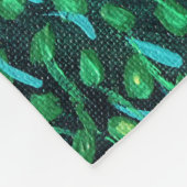 Couverture Polaire Peinture sur la loutre de rivière relaxante (Coin)